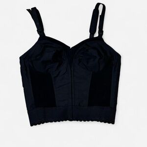 Vanity Fair Woman Longline Corset Bra Black | 34B